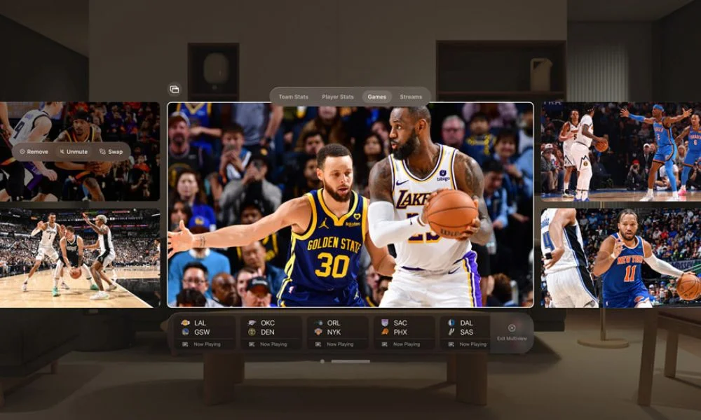 Apple Vision Pro’da İlk Canlı ‘Immersive’ NBA Deneyimi Geliyor
