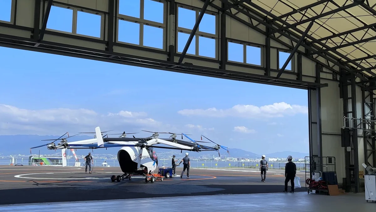 Geleceğin Uçan Taksisi SkyDrive'dan Osaka'da Göz Kamaştıran Gösteri
