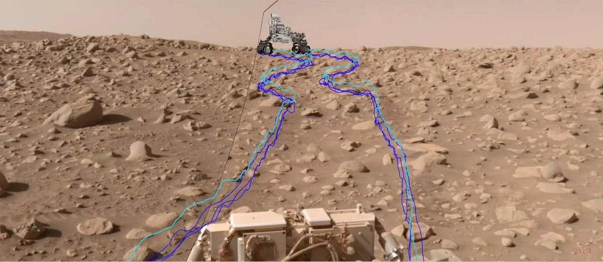 Perseverance Mars'ta maratonu tamamladı: Yolun yüzde 90'ını kendi başine kat etti