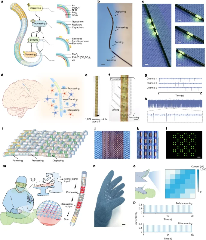 Saç telinden ince fiber çip esnek bilgisayarı gerçeğe taşıyor