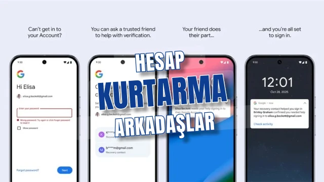 Google'da Hesap Kurtarmada Yeni Dönem: Recovery Contacts Geliyor