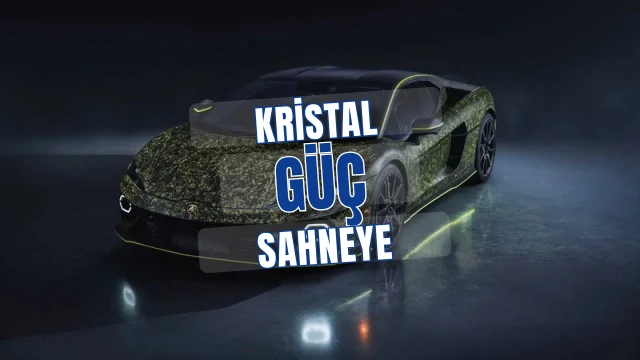 Lamborghini Temerario kristal boyasıyla sahnede 920 HP hibrit hız