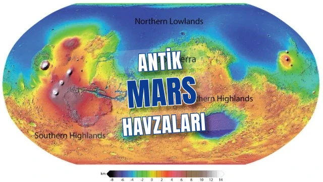 Marsın antik sularının haritası 16 dev havza ve 28 bin km³ sediman