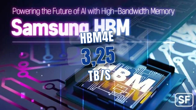 Samsung HBM4E: 3,25 TB/s ile AI sunucularında bant genişliği sıçraması