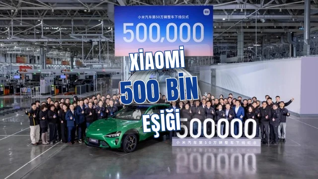 Xiaomi, 1 Yıl 7 Ayda 500 Binlik Elektrikli Araç Eşiğini Aştı